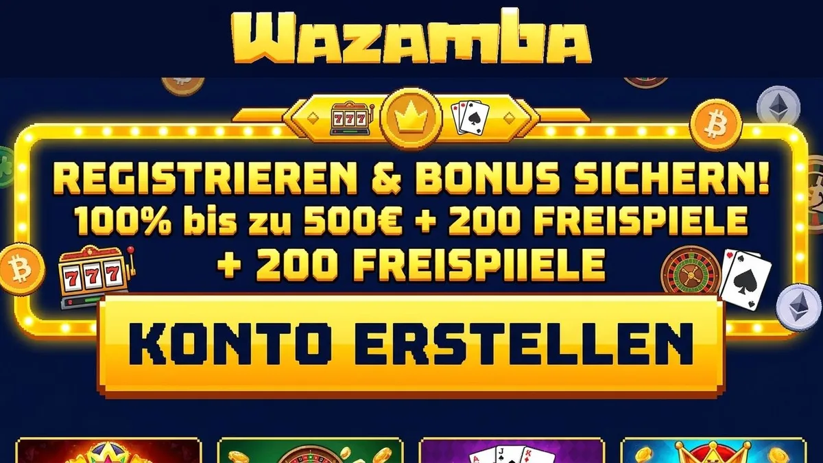 Registrierung mit Bonus